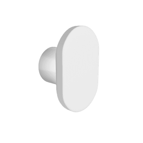iStone Oval Robe Hook Matte White