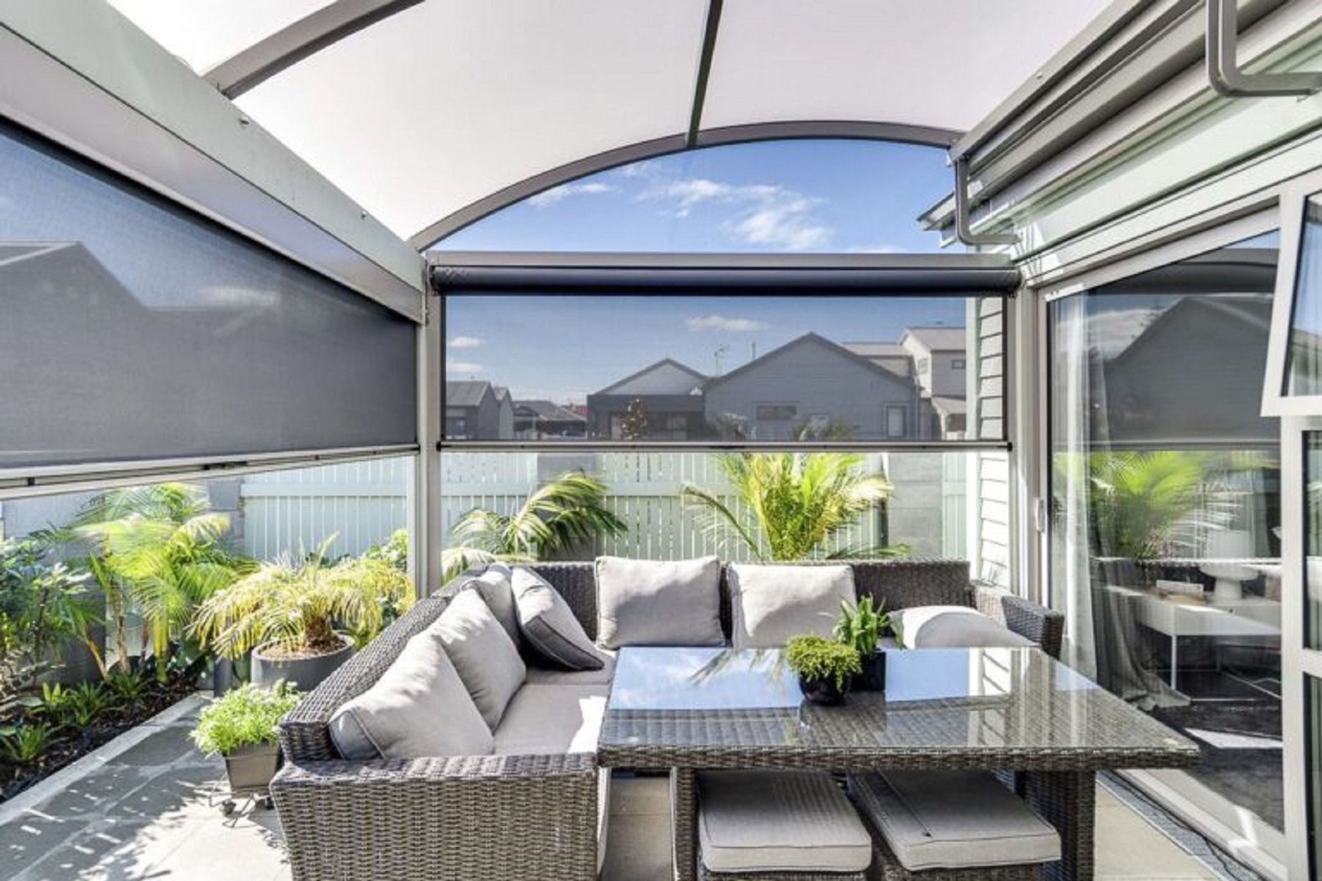 Ziptrak® outdoor blinds for year‑round living