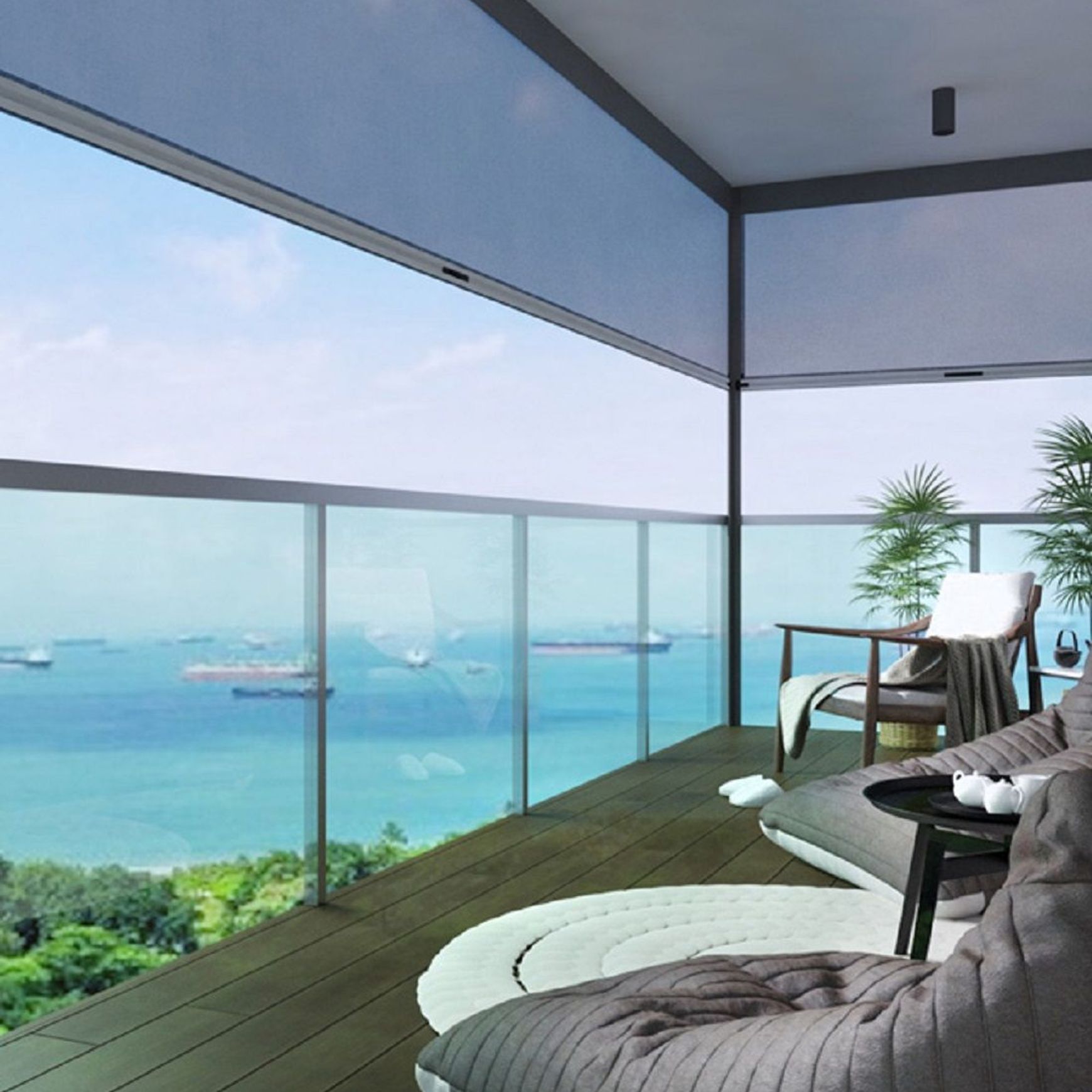 Ziptrak® outdoor blinds for year‑round living