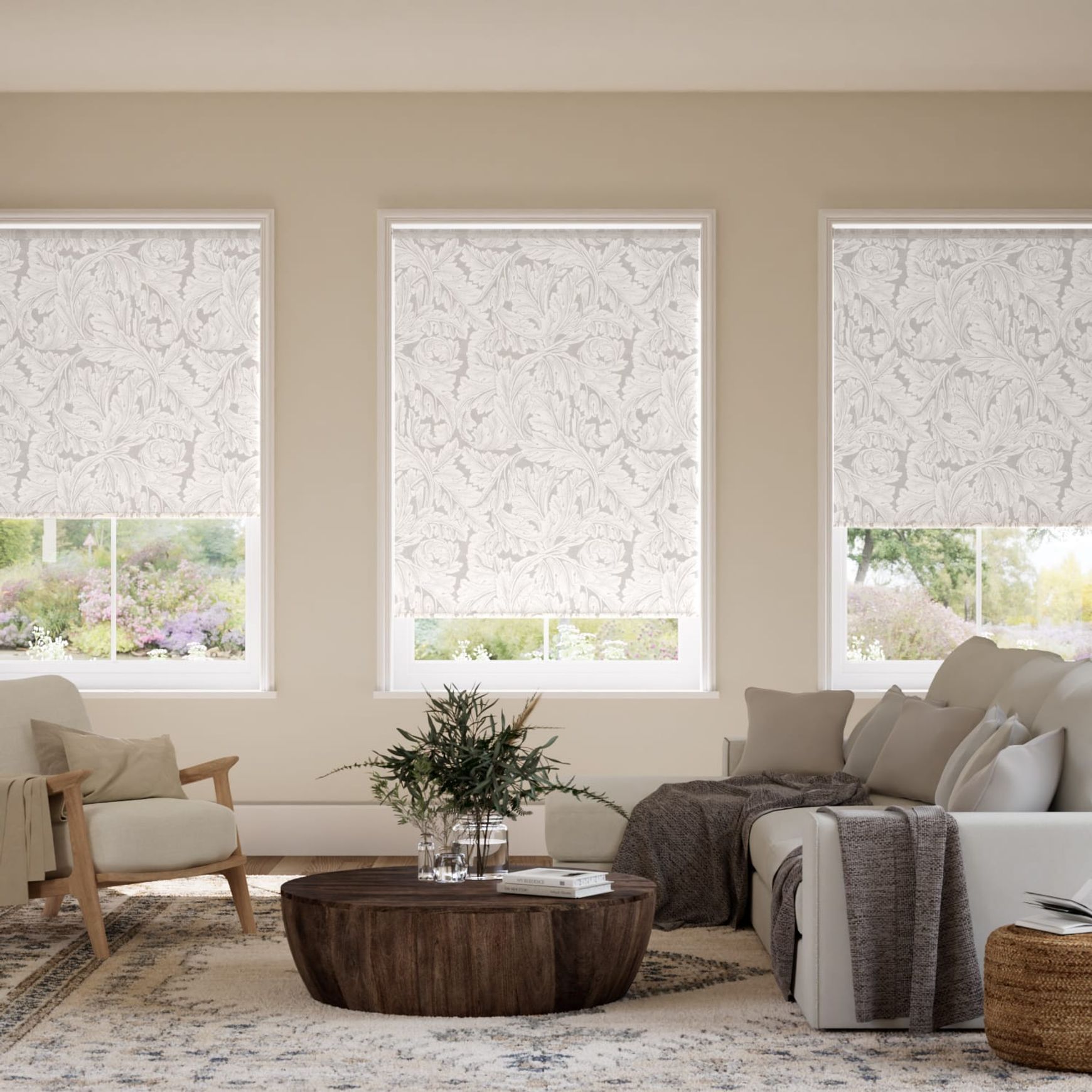 William Morris Acanthus Jacquard | Roller Blinds