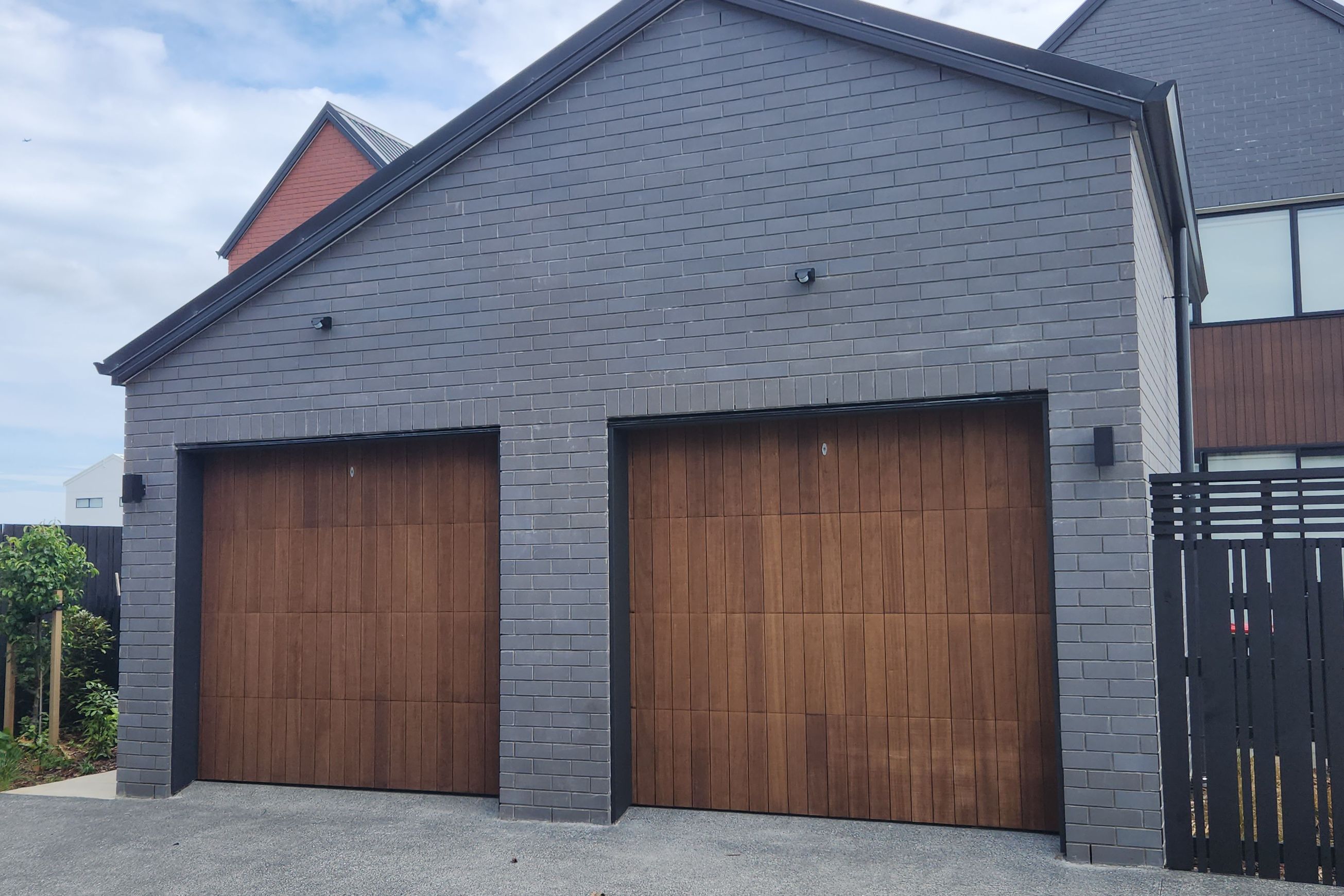 Cedar Sectional Garage Door