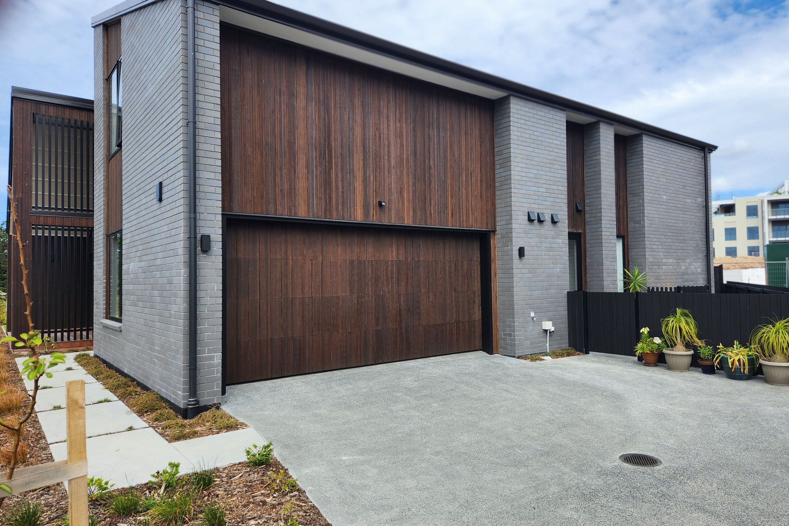 Cedar Sectional Garage Door