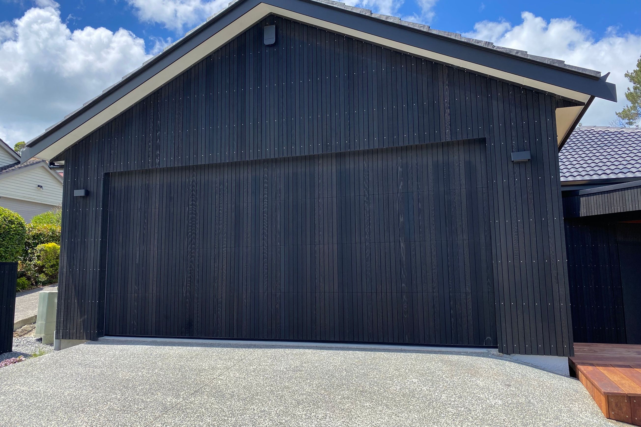 Cedar Sectional Garage Door