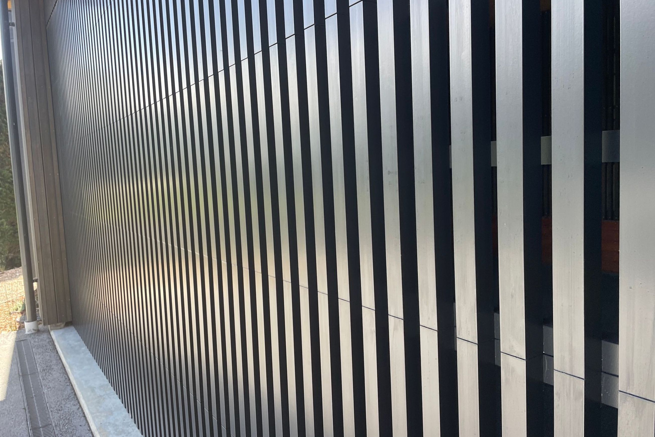 Custom Batten Ventilated Garage Door