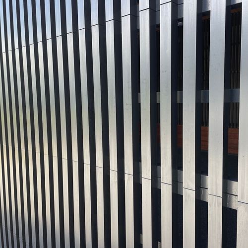 Custom Batten Ventilated Garage Door