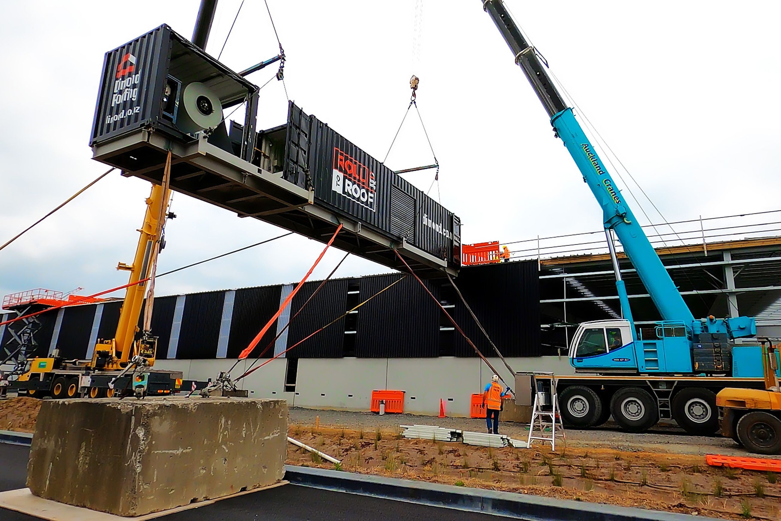 Roll to Roof: Onsite rollforming direct to roof level