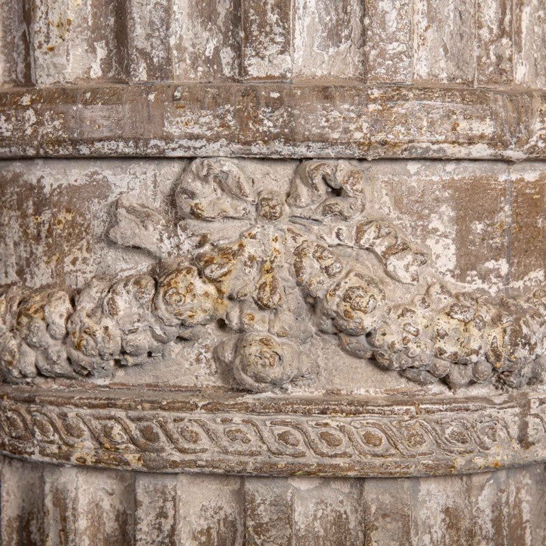 Louis XVI Column with Ribbon