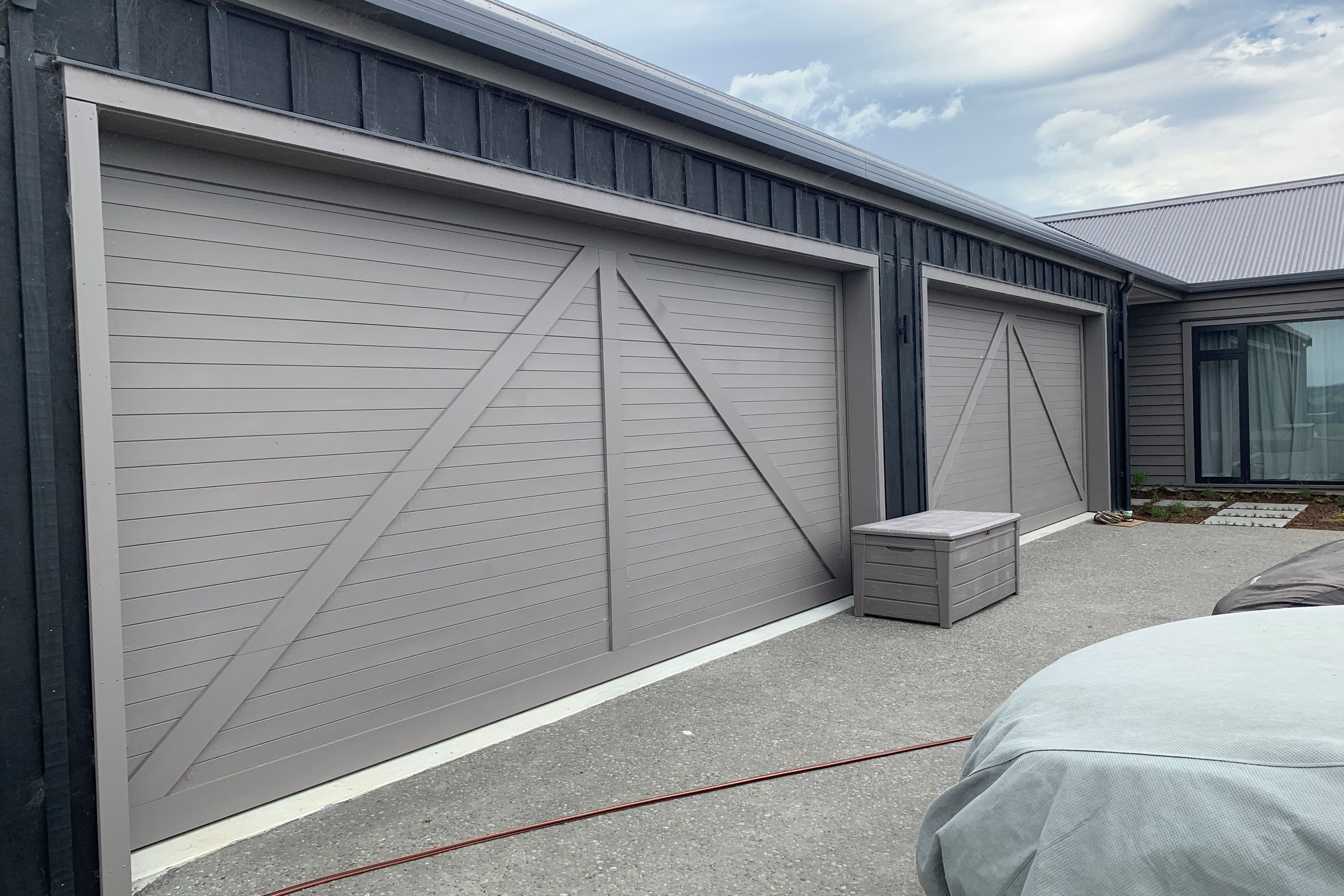 Barn Style Aluminium Garage Door