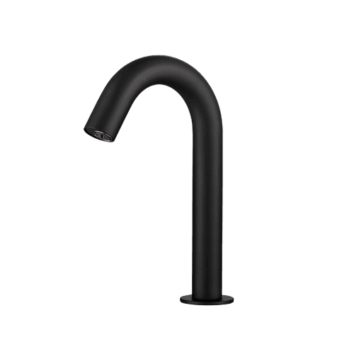 Luxe Deck Mounted Automatic Sensor Tap Satin Black