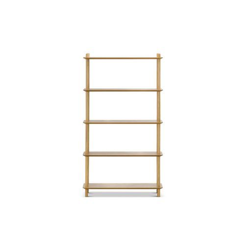 Rakk Tall Bookshelf | Natural Oak