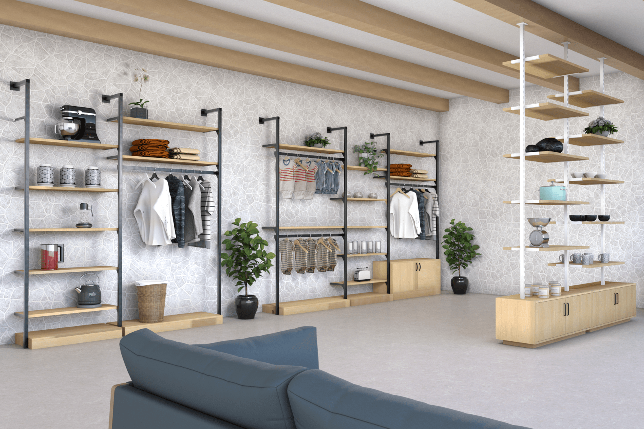 FlexiWall Modular Display System - Inspiration 1
