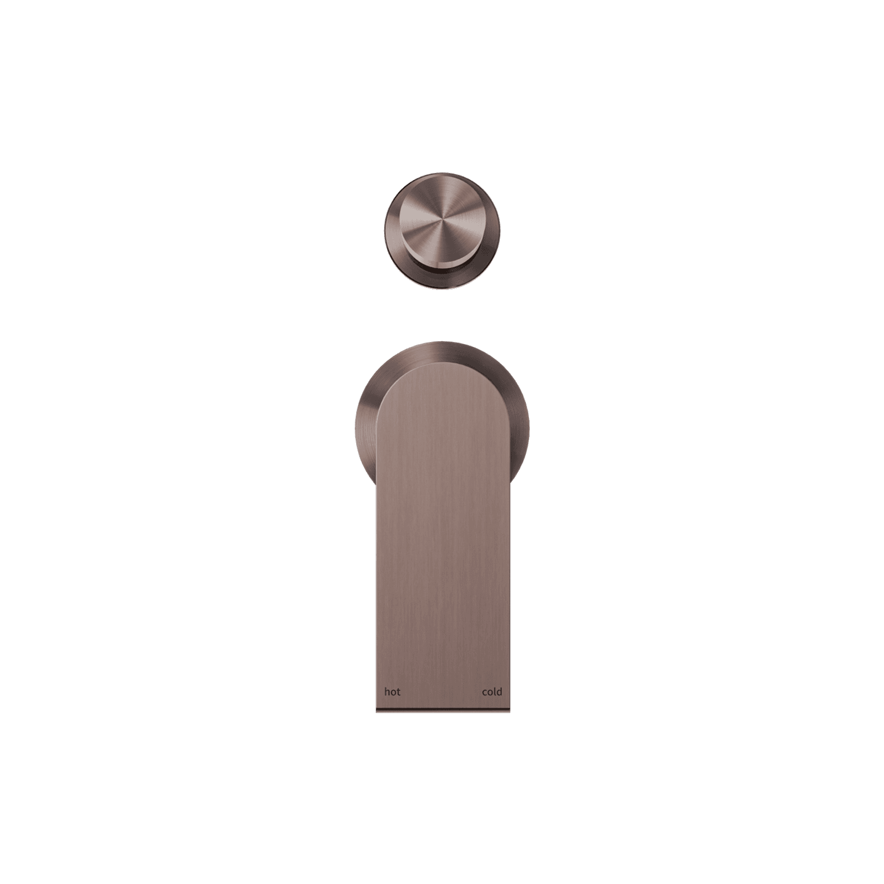 Bianca Shower Mixer & Divertor Back Plate | Brushed Bronze