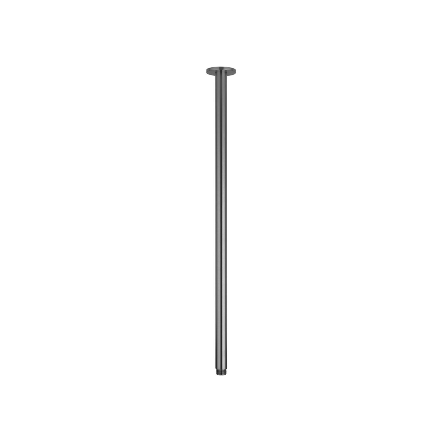 Shower Dropper Extended 600mm - Brushed Gunmetal