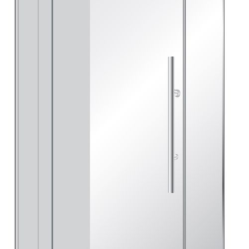 Adjustable Frameless Pivot Square 1000×900