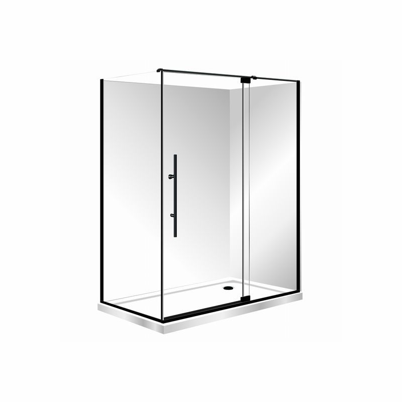 Adjustable Frameless Pivot Showers