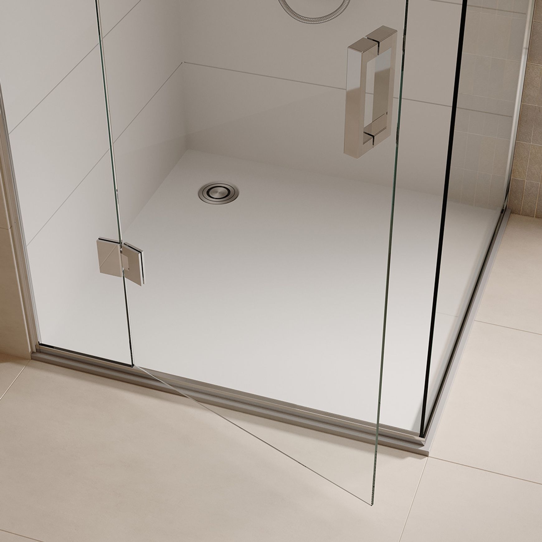Black Pearl Acrylic Shower