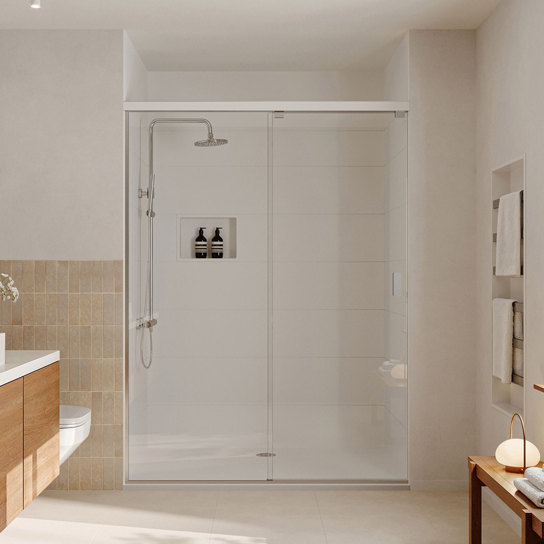 Black Pearl Acrylic Shower