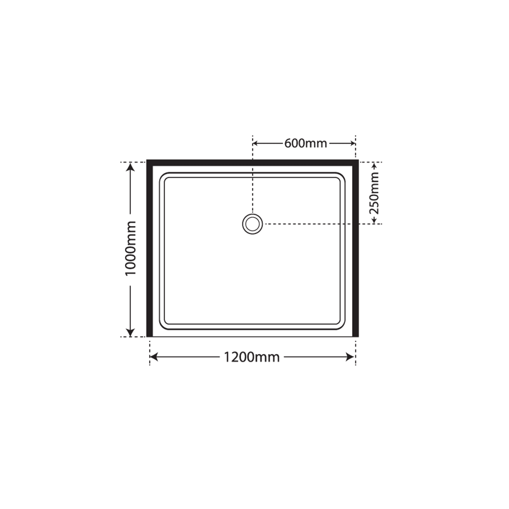 Horizon Alcove (3 Sided) Pivot Door Shower