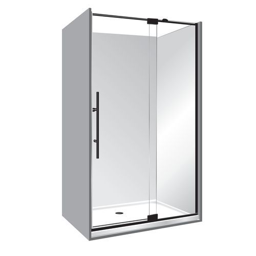 Adjustable Frameless Pivot Alcove 900x1200x900