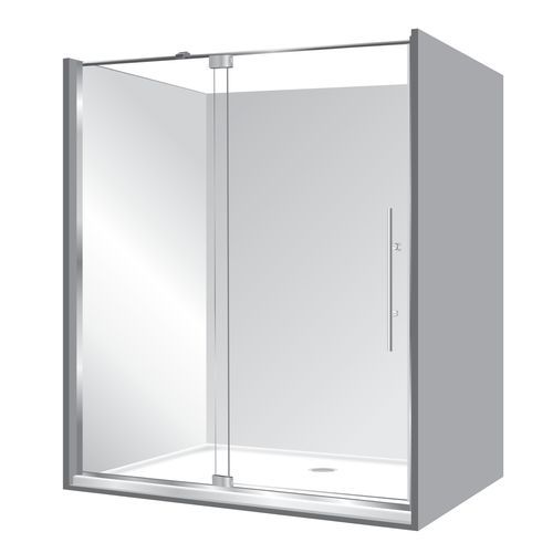 Adjustable Frameless Pivot Alcove 800x1200x800