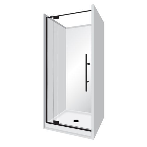 Adjustable Frameless Pivot Alcove 1000