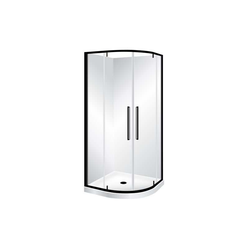 Horizon Round Corner Pivot Door Shower