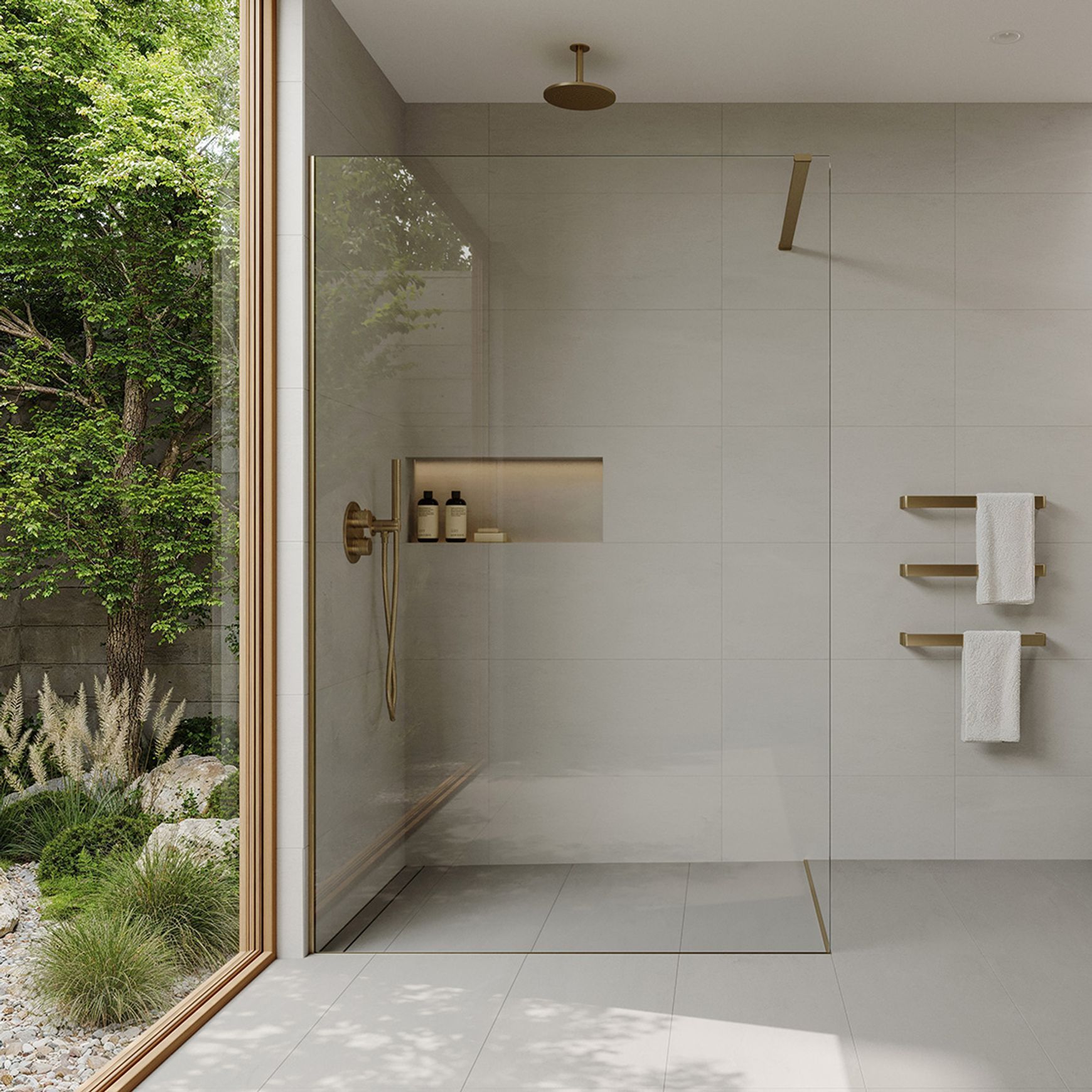 Linea Quattro Tiled Shower