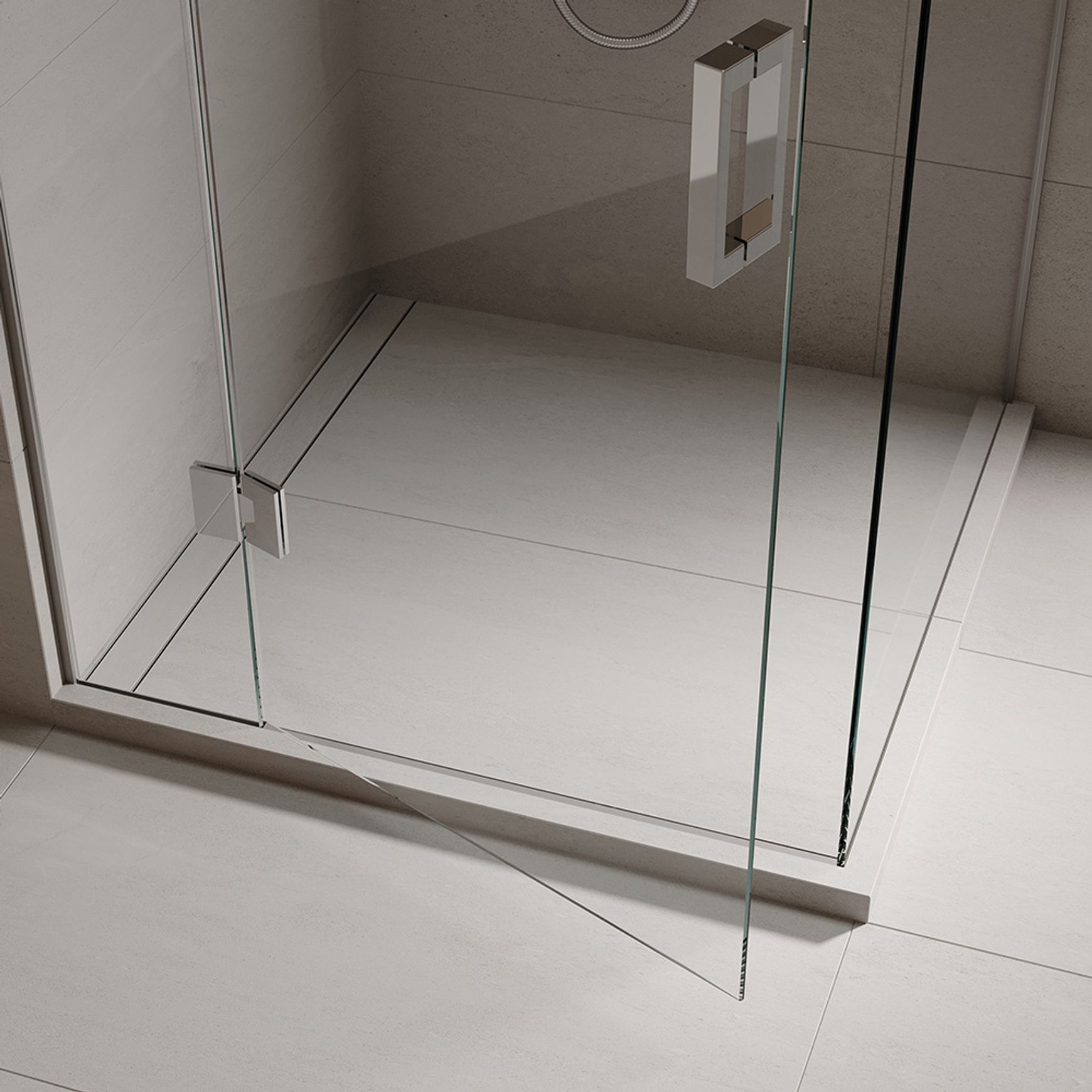 Linea Quattro Tiled Shower