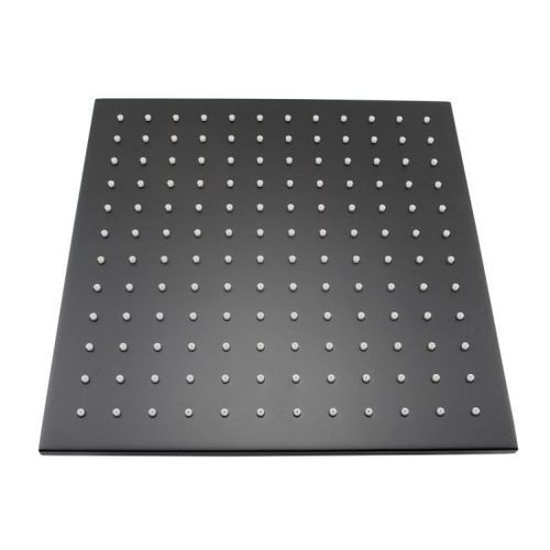 Square Shower Head 250mm Matte Black