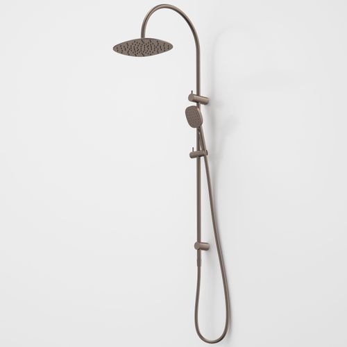 Contura II Rail Shower with Overhead  | Brushed Bronze