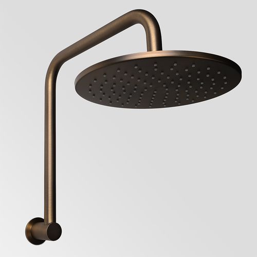 Mira Brushed Vintage Antique Brass High Rise Upswept Sh