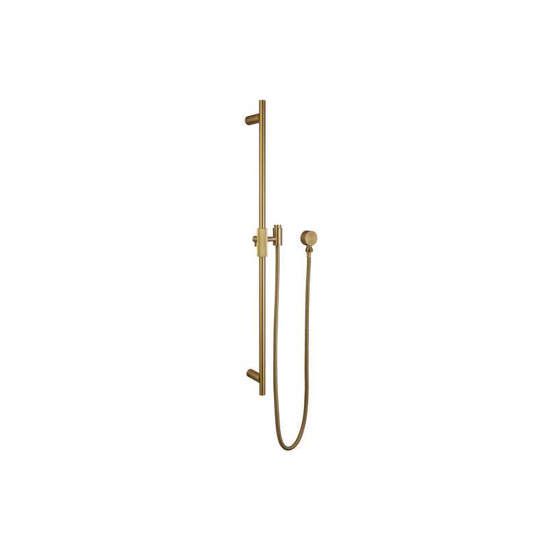 Caddence Shower Rail Brushed Brass
