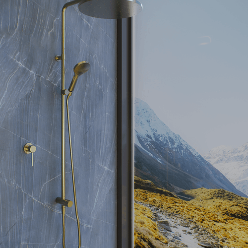 Lavish BubbleJET Twin Rail Shower