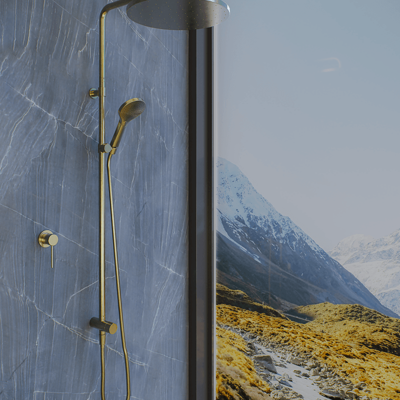 Lavish BubbleJET Twin Rail Shower