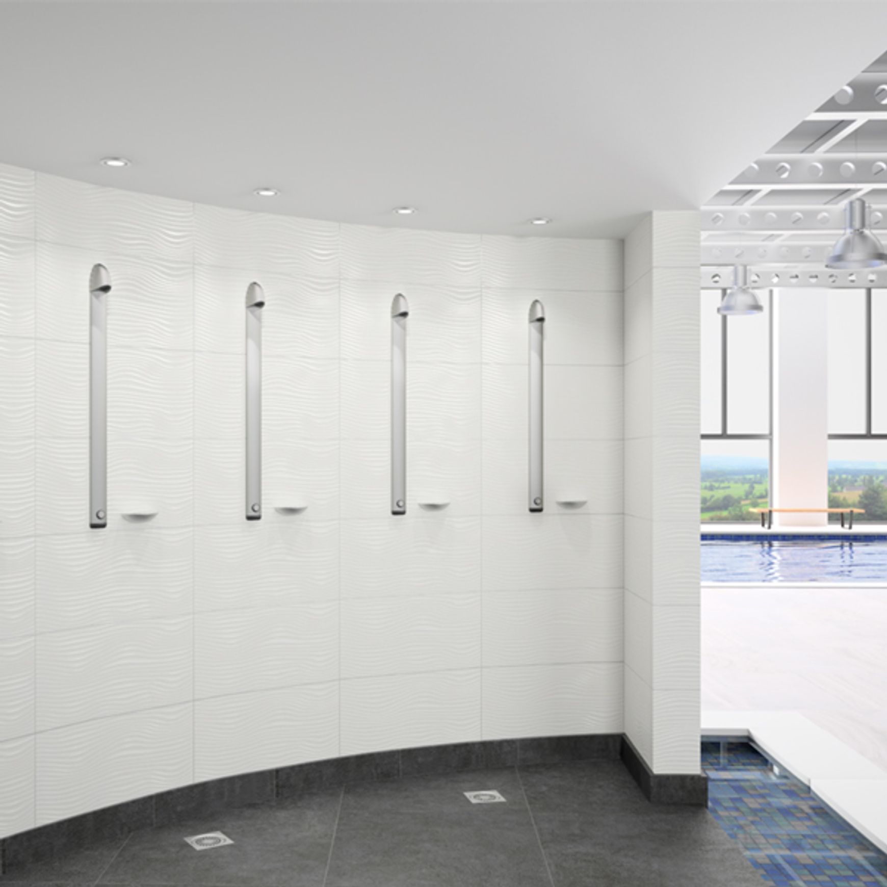 Delabie Sporting 2 Shower Panel