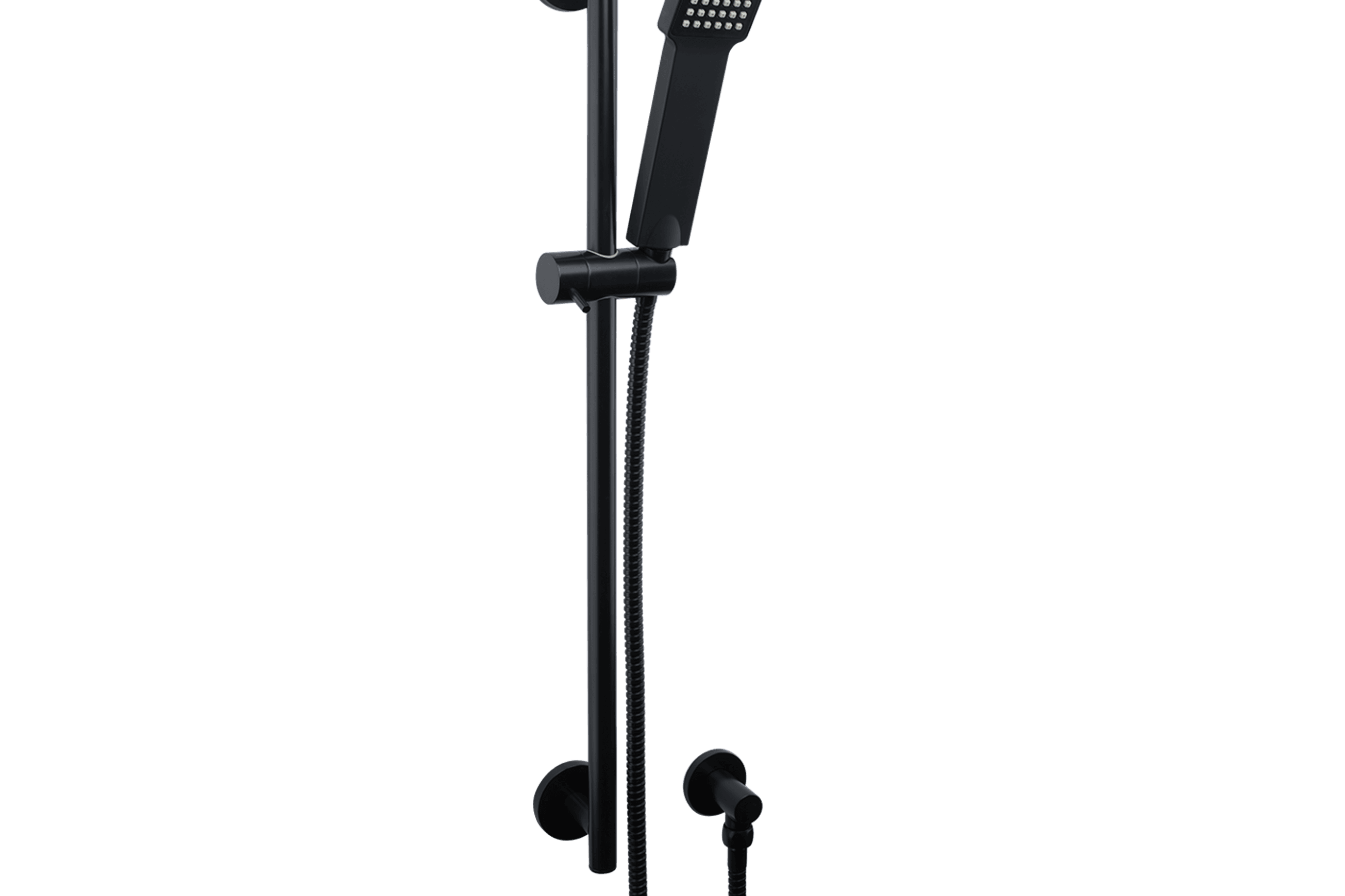 Carbon Slide Shower 1 Function Handshower Satin Black