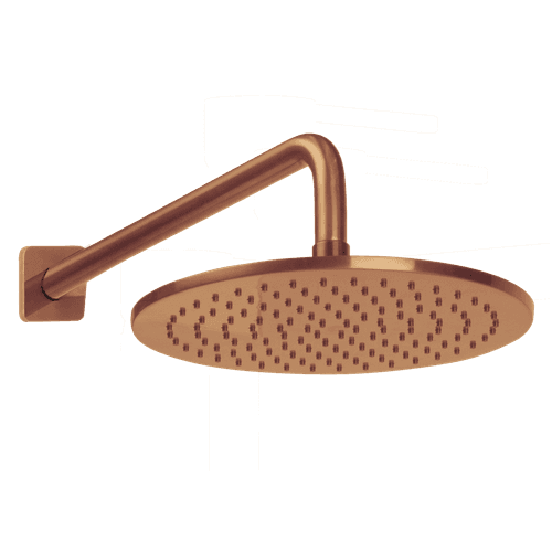 Loft Rain Shower with Wall Arm Brushed Copper