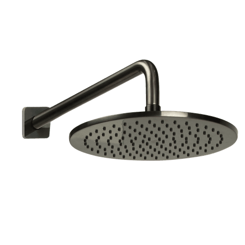 Loft Rain Shower with Wall Arm Gun Metal