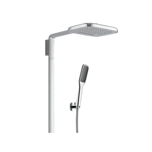 Modern Shower Tower with Mixer Chrome