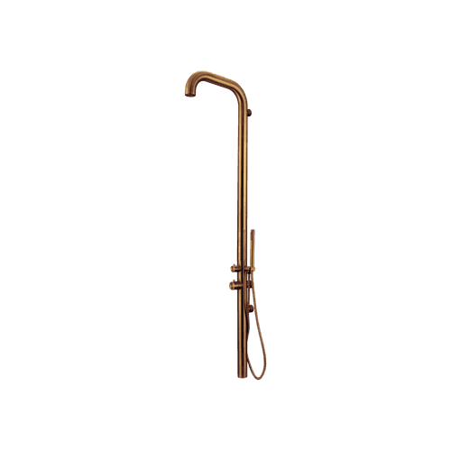 Pacific Outdoor Shower Tower Brushed Copper