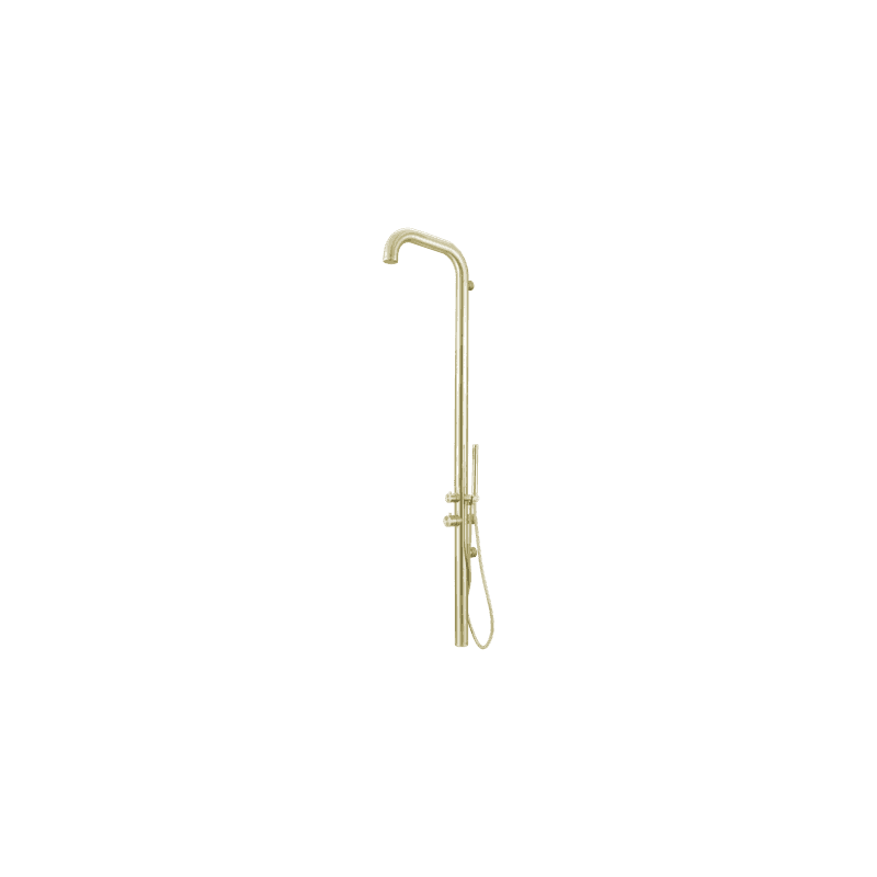 Pacific Outdoor Shower Tower Brushed Gold