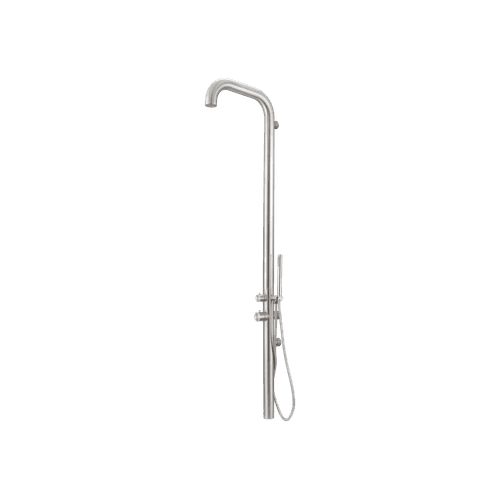 Pacific Outdoor Shower Tower Brushed Stainless