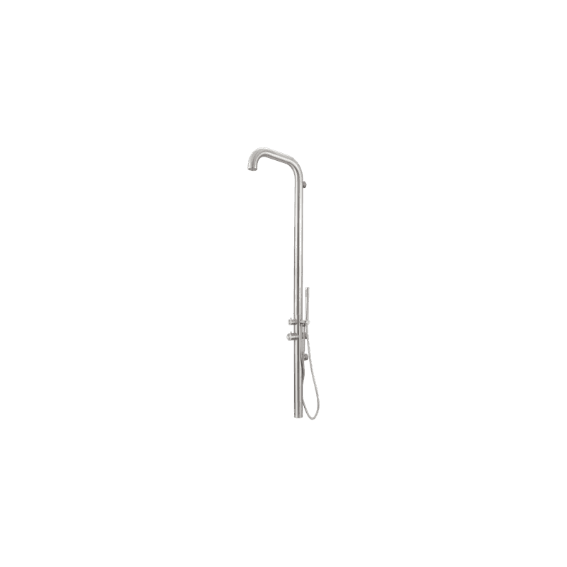 Pacific Outdoor Shower Tower Brushed Stainless