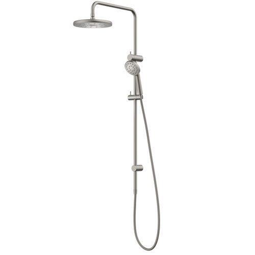 Maku MK2 Satinjet Shower System (Rail Shower & Overhead) - Brushed Nickel