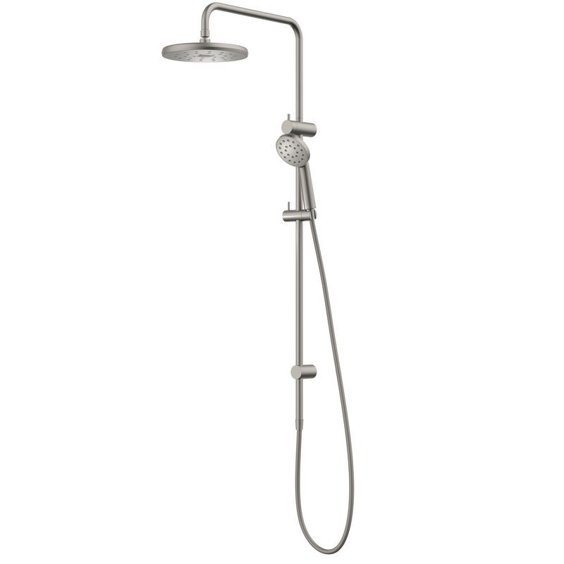 Maku MK2 Satinjet Shower System (Rail Shower & Overhead) - Brushed Nickel