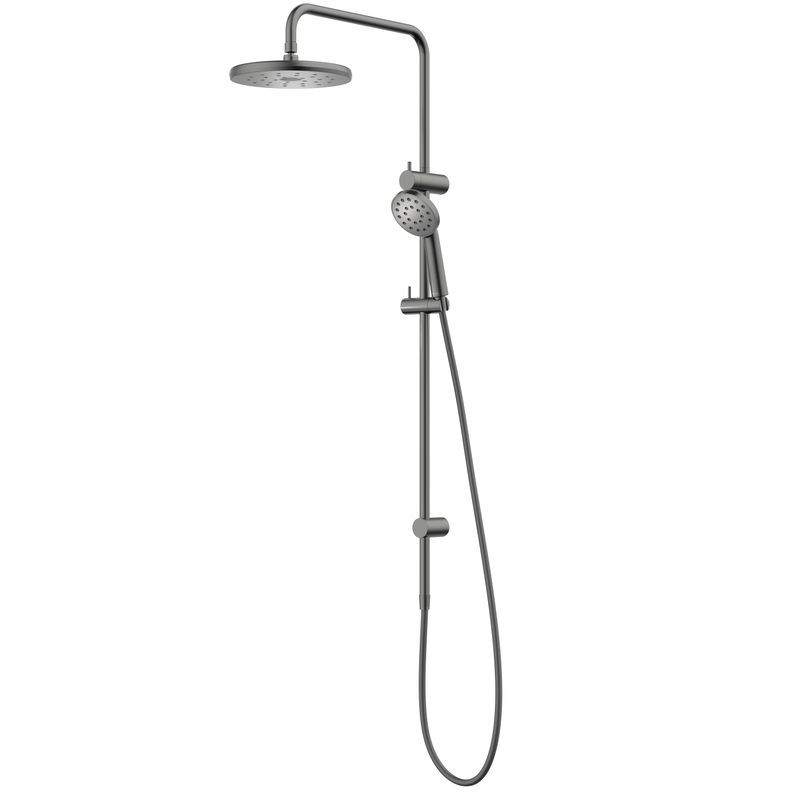 Maku MK2 Satinjet Shower System (Rail Shower & Overhead) - Gun Metal