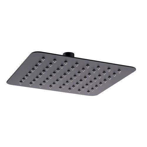 Square Shower Head 200mm Matte Black