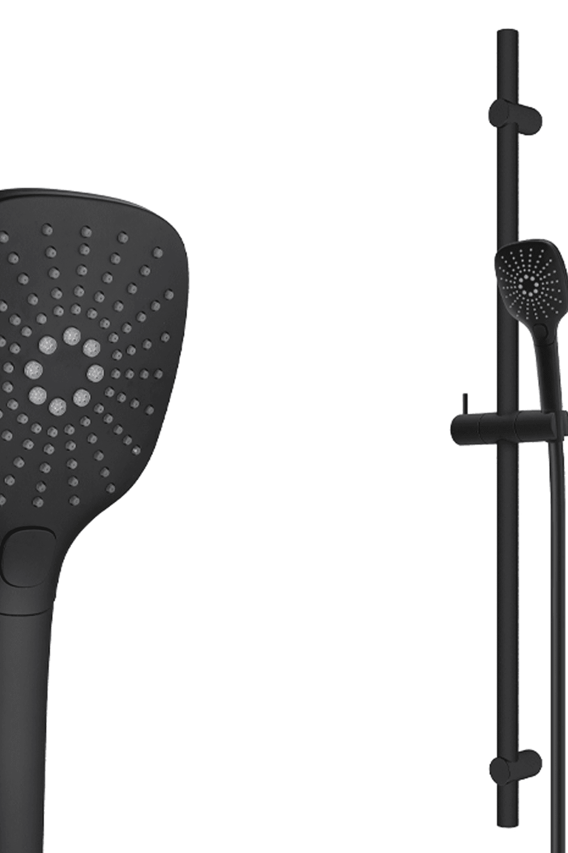 Splash Plus Square Slide Shower 3 Function