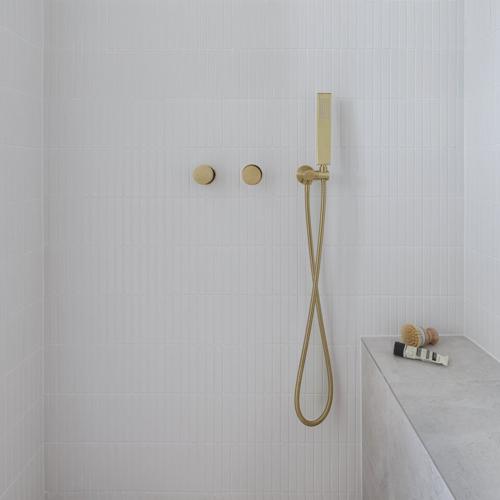 Rounded Rectangle Hand Shower Set