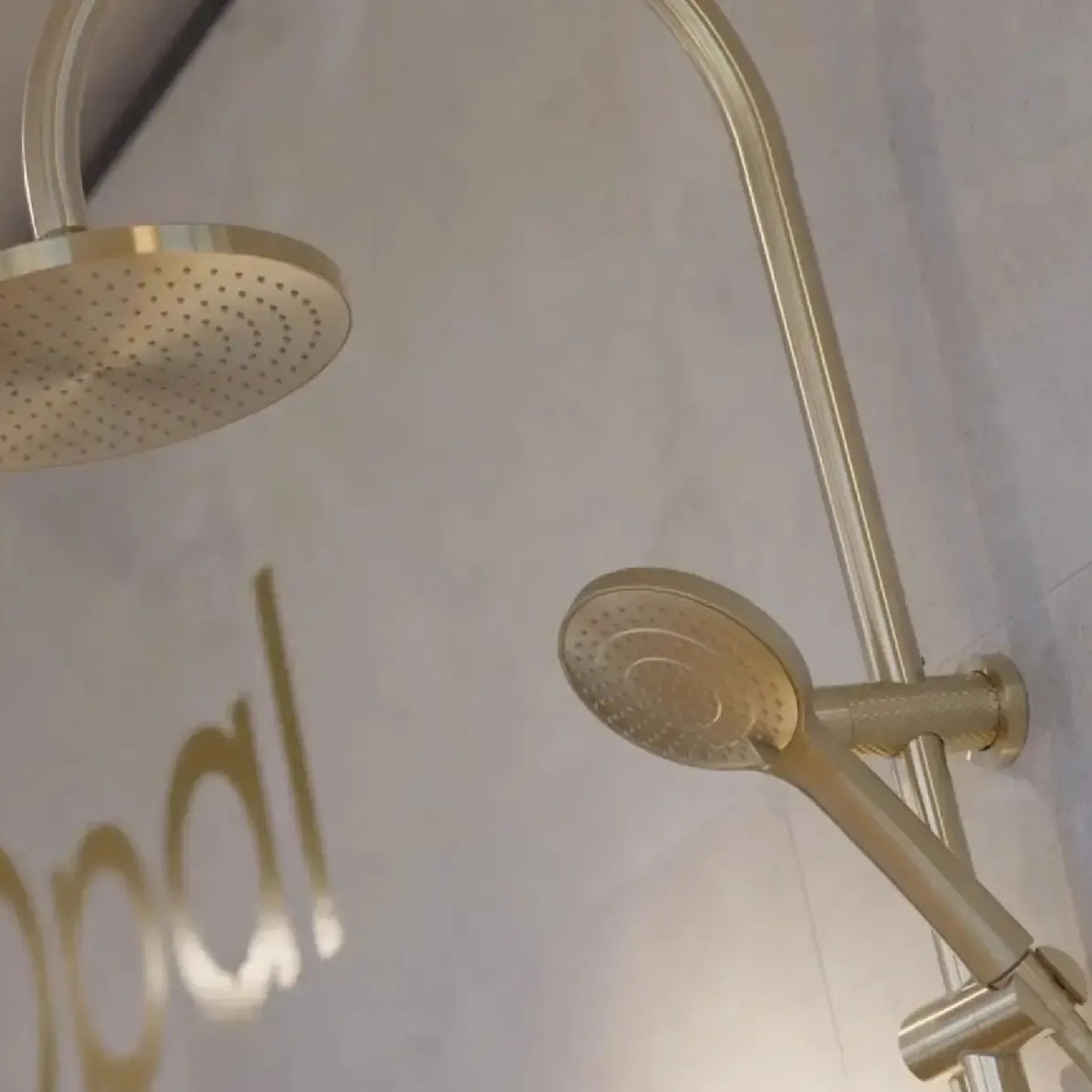 Zen SS316L 300mm Round Shower Head | Brushed Bronze